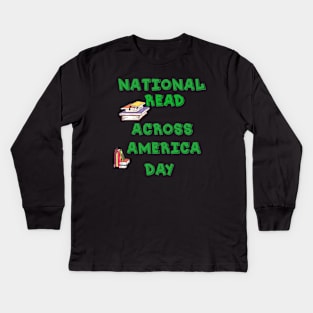 national Read Across America Day T-Shirt Kids Long Sleeve T-Shirt